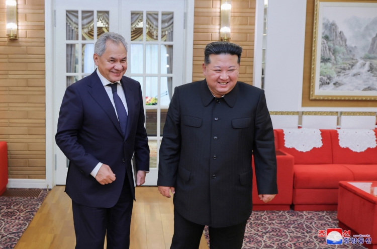 NK leader meets top Russian security official on 1st anniv. of Vostochny summit: KCNA