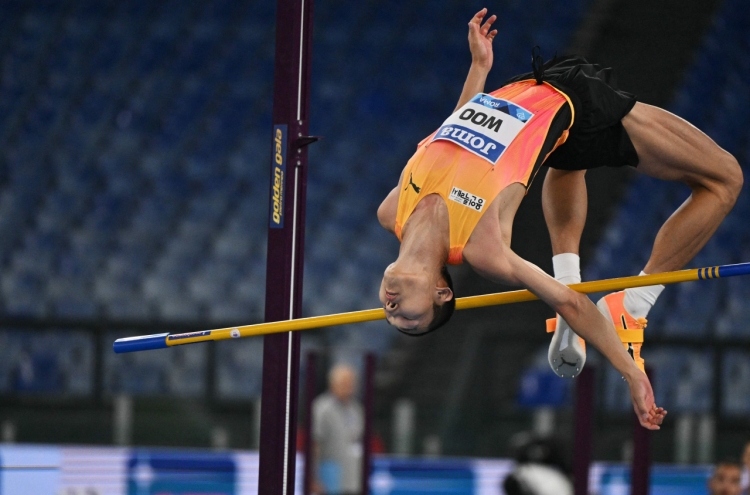 High jumper Woo Sang-hyeok finishes 3rd in Diamond League Final title defense