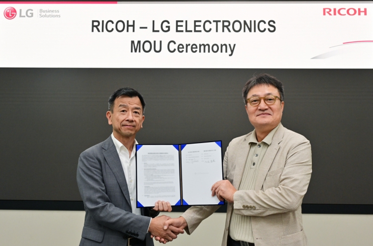 LG Electronics partners with Ricoh to bolster B2B push