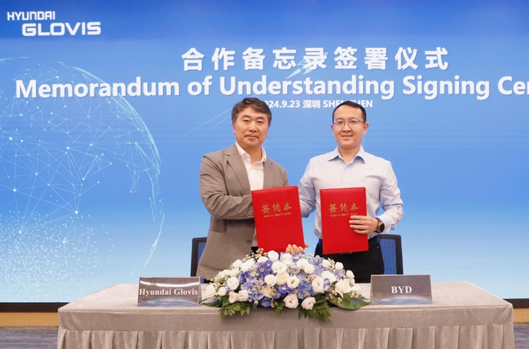 Hyundai Glovis, China’s BYD join forces on logistics