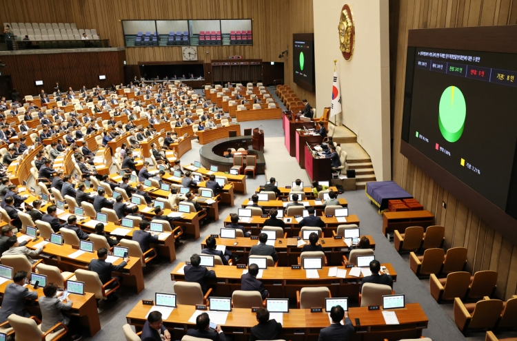 Assembly rejects 6 bills vetoed by Yoon in revote