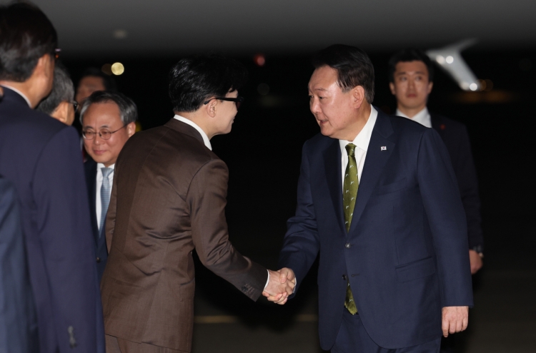 Yoon, ruling party chief to meet one-on-one next week