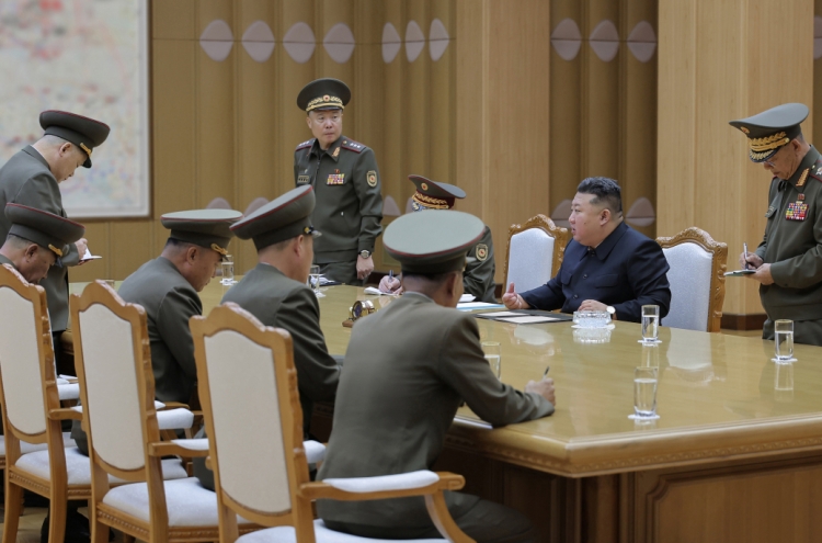 NK leader holds security meeting to discuss S. Korea's alleged drone flights over Pyongyang