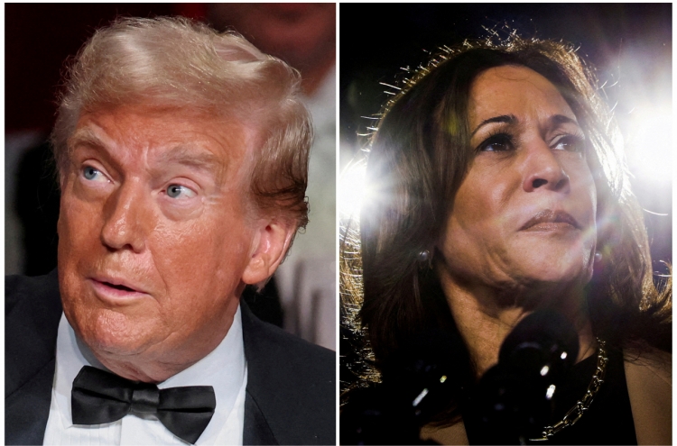 Trump, Harris lean on traditional bases eight days before US vote