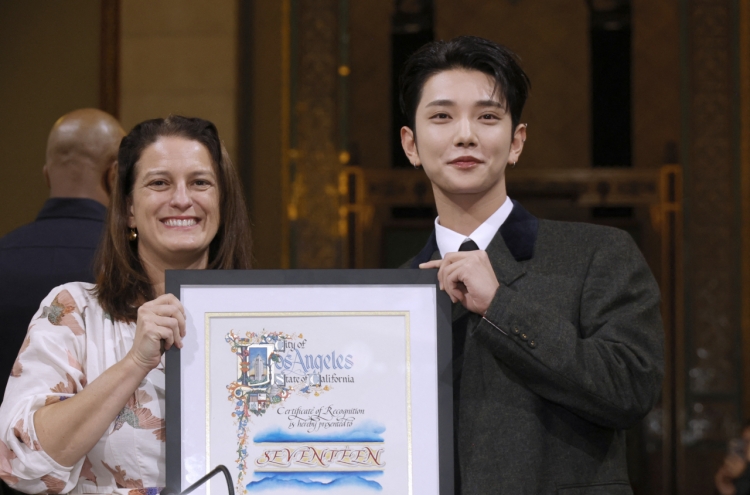 K-pop group Seventeen honored by Los Angeles for contribution to music