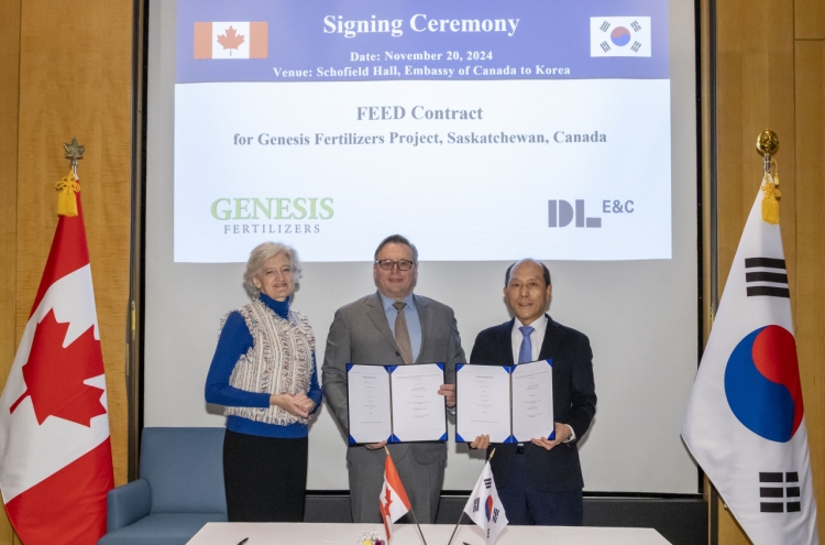 [Herald Interview] Canada’s Genesis Fertilizers teams up with Korean builder for sustainable agriculture