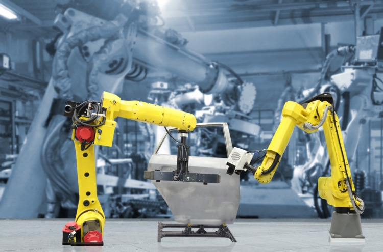 S. Korea leads world in industrial robot adoption: study