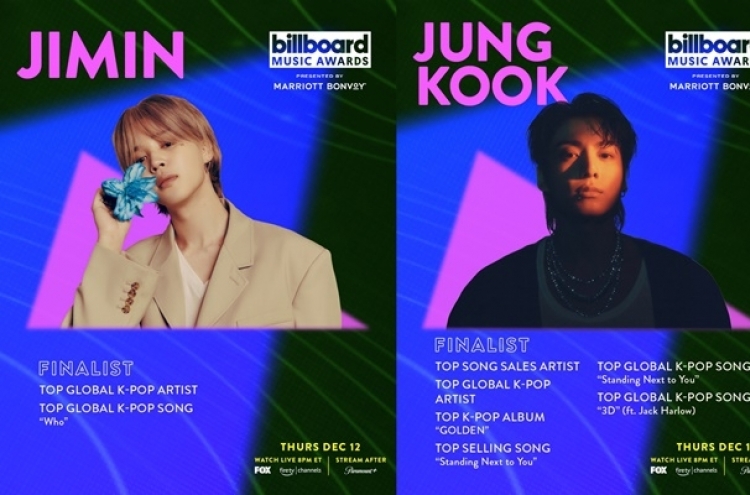 BTS's Jimin, Jungkook nominated for BBMAs