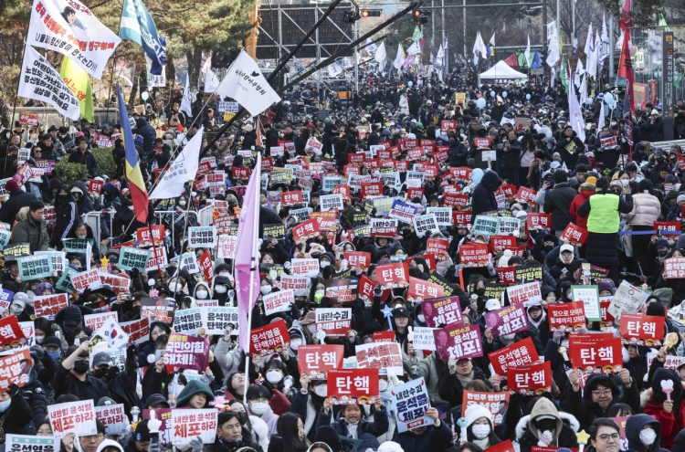 [Photo News] Rallies sweep South Korea