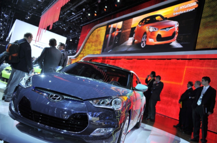 Korean firms aim for further gains at Detroit Motor Show