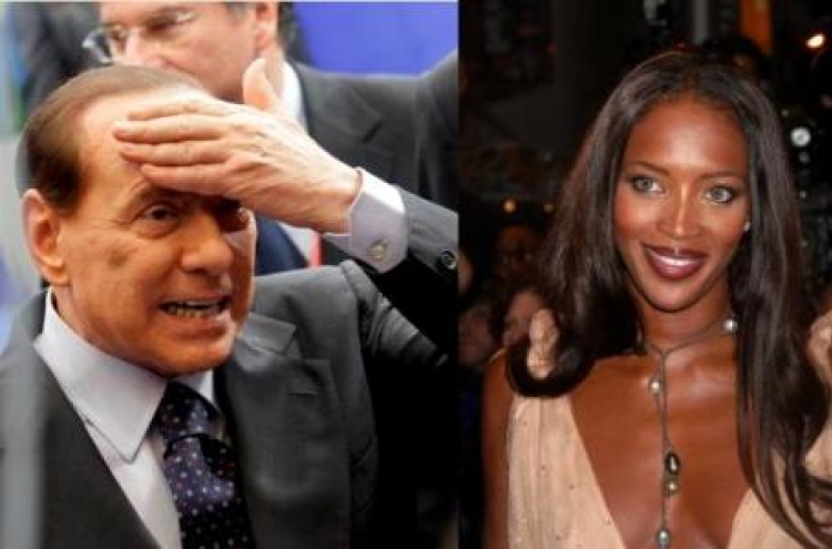 Brown's wife recalls Berlusconi's eye for Campbell