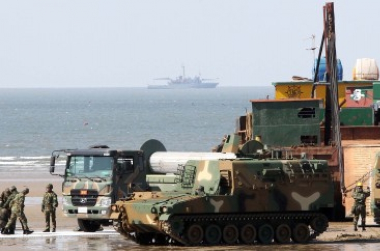 Allies conduct logistics exercise in West Sea