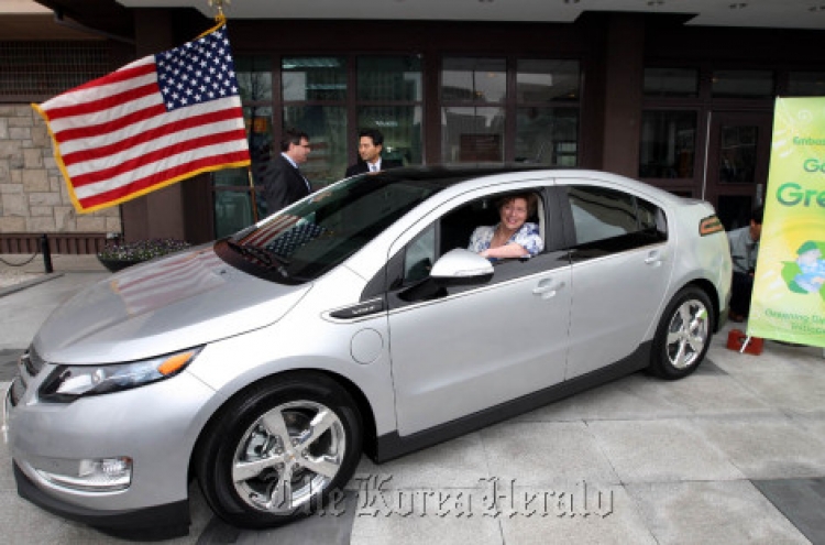 GM Korea road tests Volt electric car