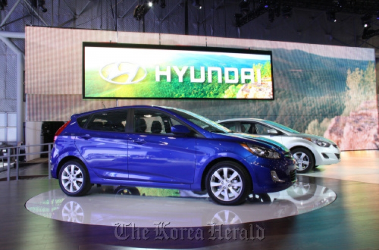 Hyundai, Kia show off wares in N.Y.