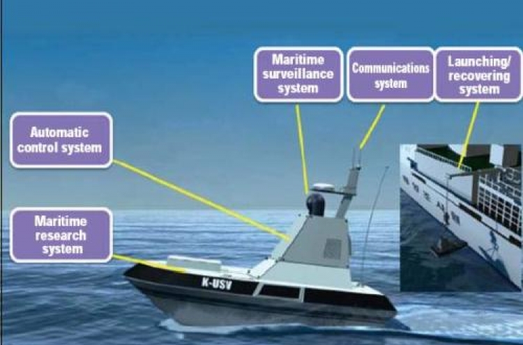 Korea to build unmanned boats for research, surveillance