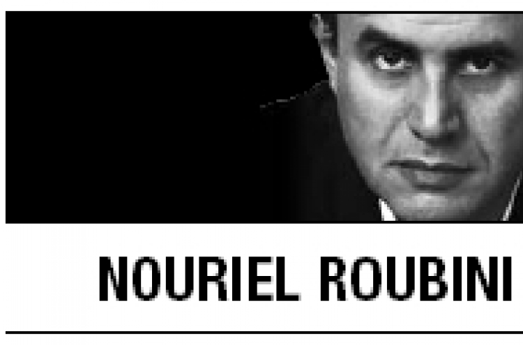 [Nouriel Roubini] That stalling feeling in the world