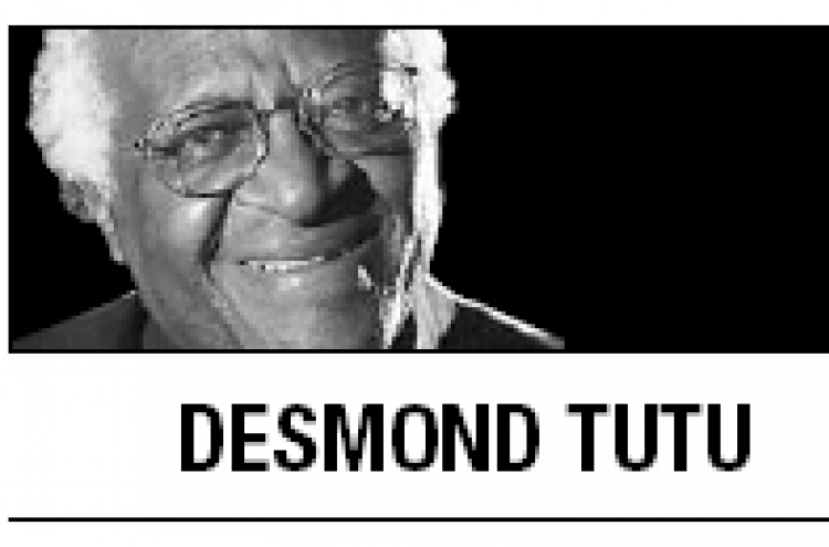 [Desmond Tutu] Ending the evil of nuclear weapons
