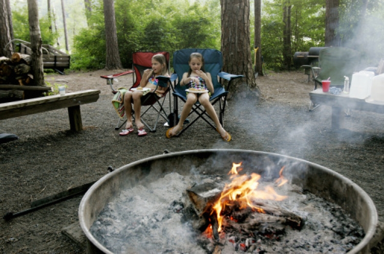 Camping fires up creativity in cooking