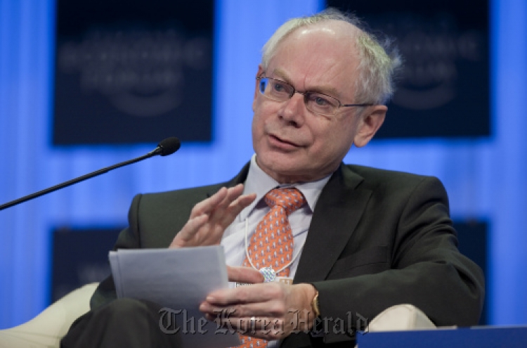 Rompuy opposes common euro bonds