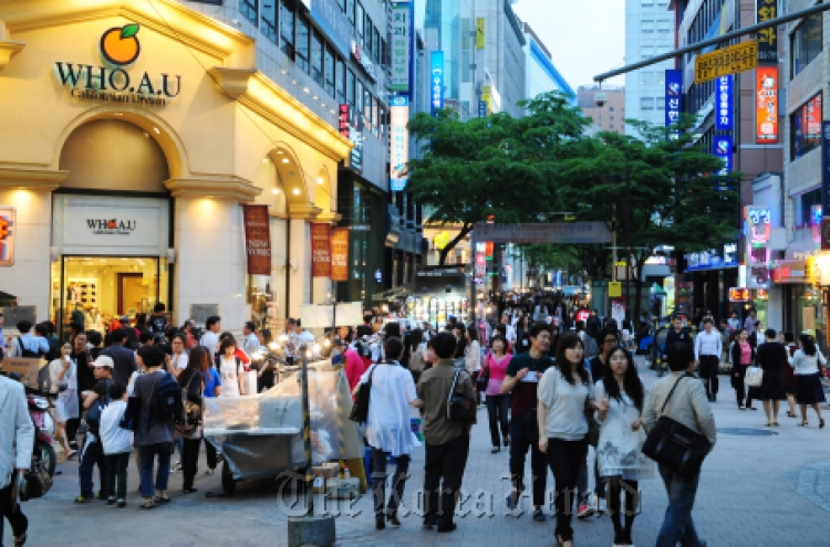 Rents in Myeong-dong 9th highest in the world