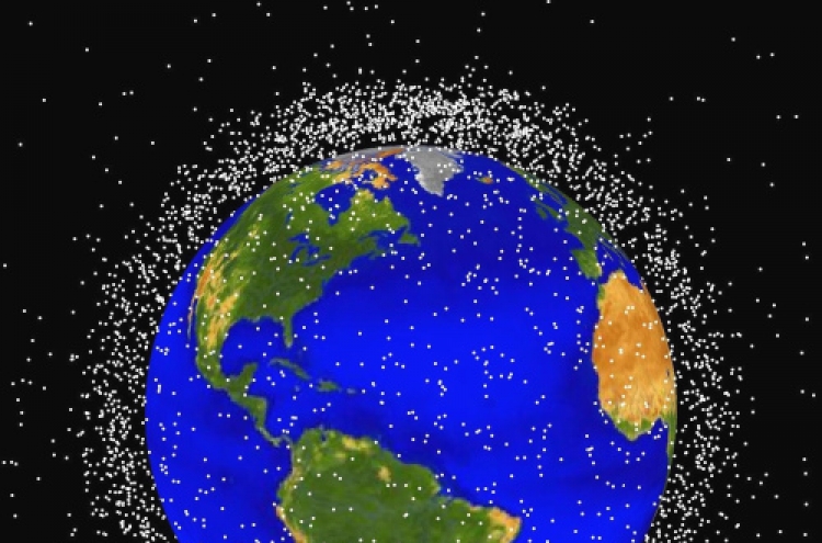 Space junk littering orbit; might need cleaning up