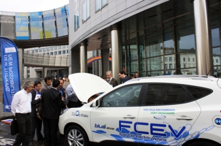 Hyundai SUV picked as testbed for European fuel cell undertaking