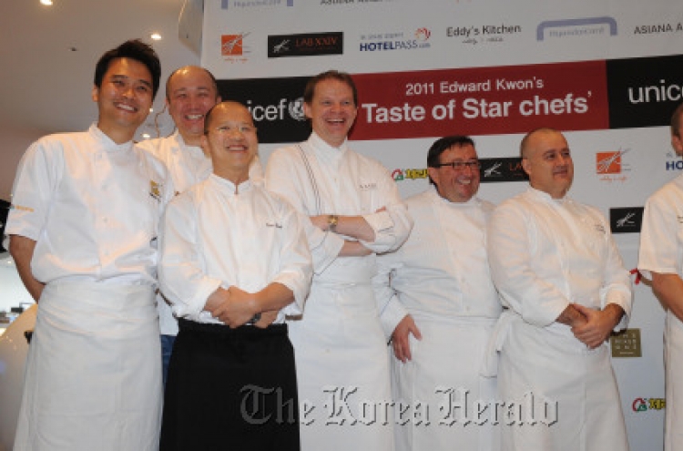 Michelin chefs cook up Korean ingredients