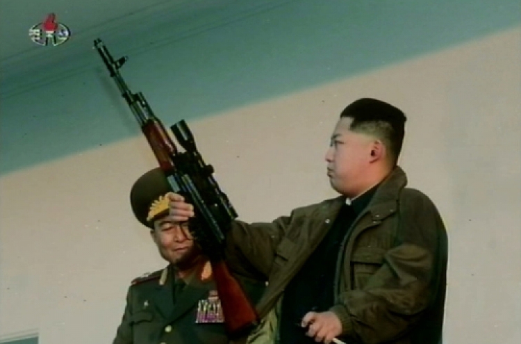 NKorea footage shows Kim Jong-un driving tank