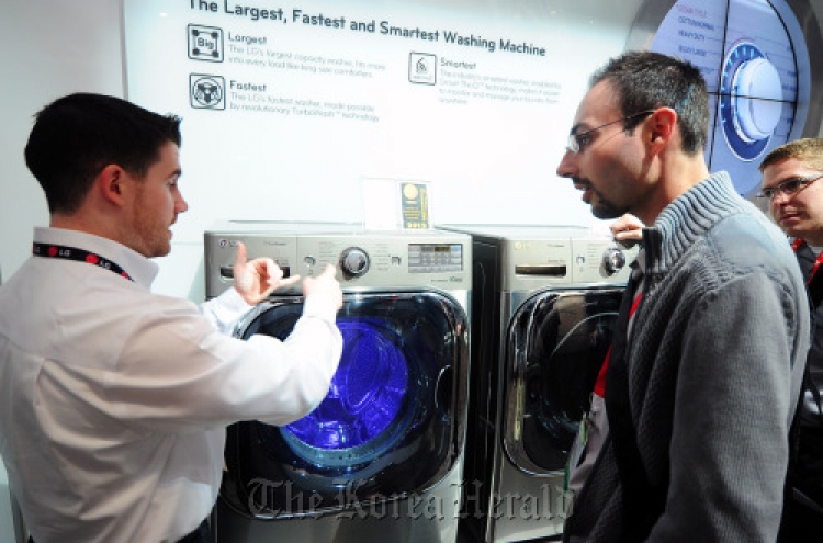 LGE tops U.S. drum washer market
