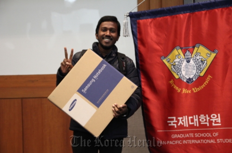 Actress Kim’s Bangladeshi son enters graduate school in Korea