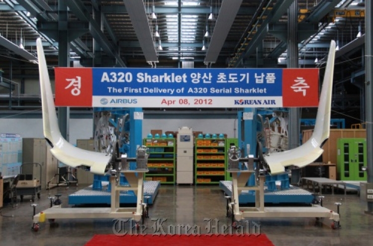 Korean Air eyes W1.5tr sales of wingtips and cargo doors