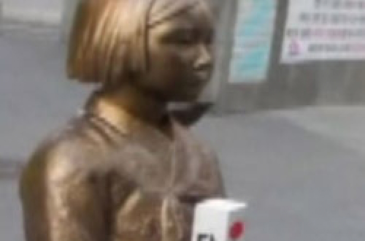 Japanese rightist ‘terrorizes’ memorials to comfort women