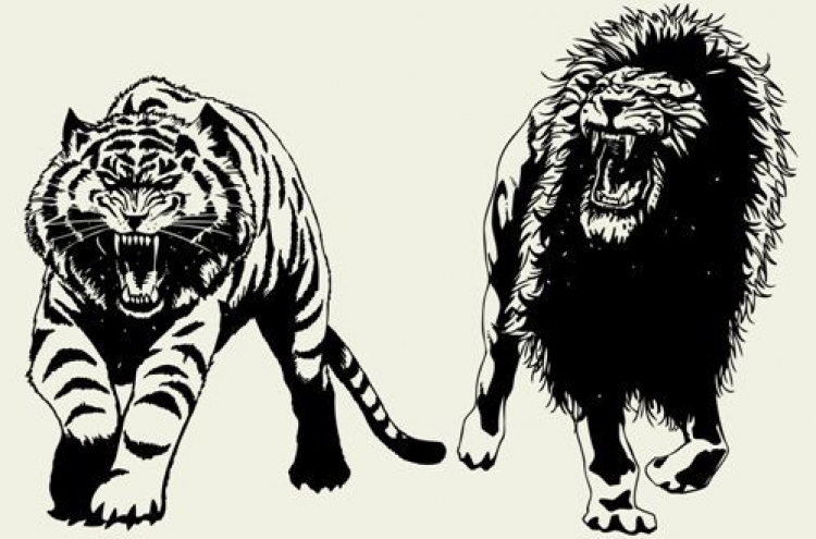 Ultimate champion of animal kingdom; lion or tiger?