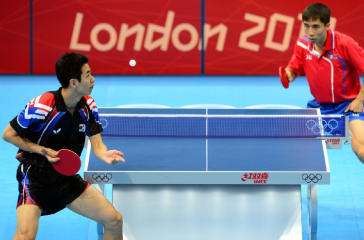 N. Korean beats S. Korean in men's table tennis