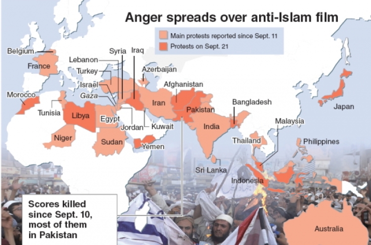 Anger across Muslim world rages on