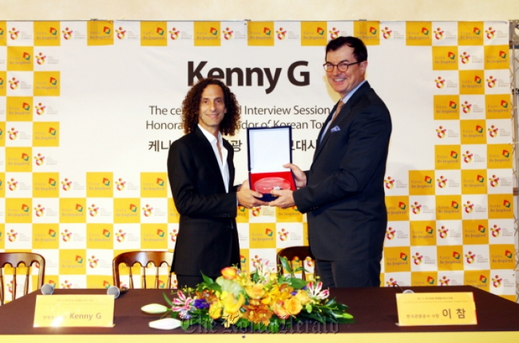 KTO appoints Kenny G as honorary envoy for tourism