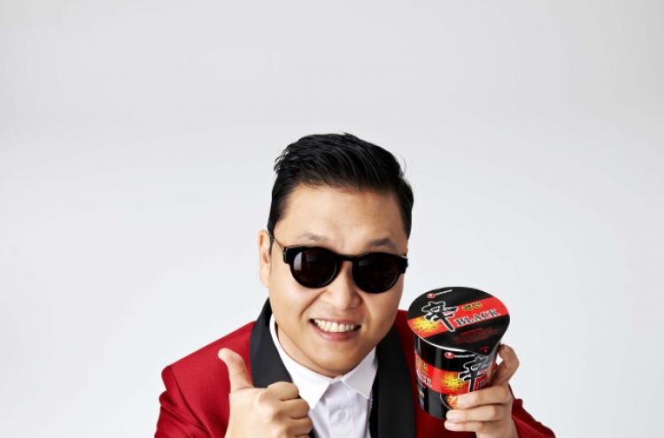 Psy pulls up sales of Nongshim’s Shin Ramyun Black Cup