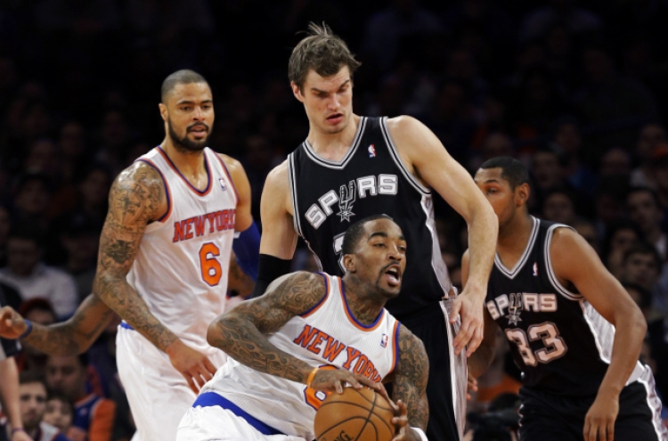 Knicks halt Spurs’ winning streak