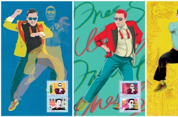Psy to be on postage stamps