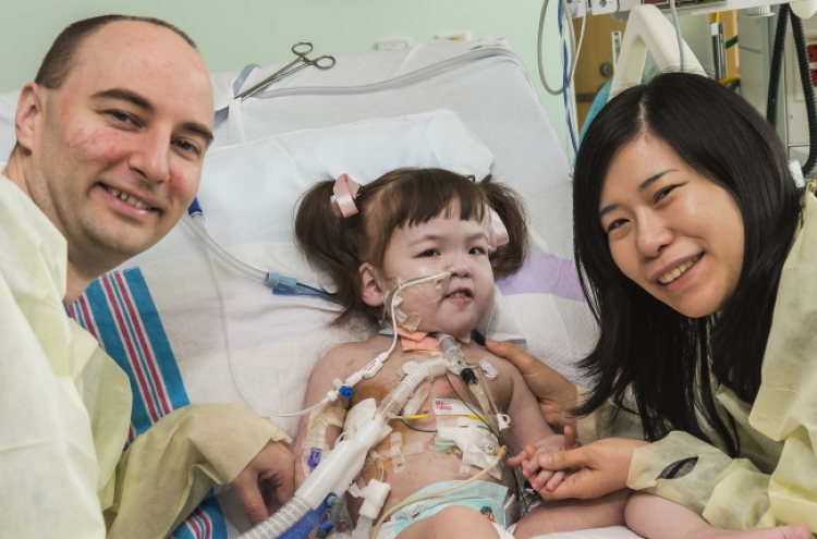 Stem cell windpipe gives Korean toddler new life