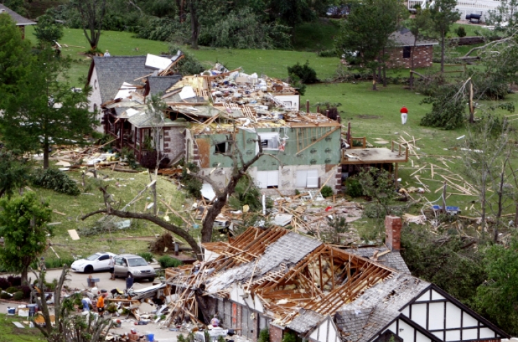 Tornado-hit US region is struck again; 5 dead