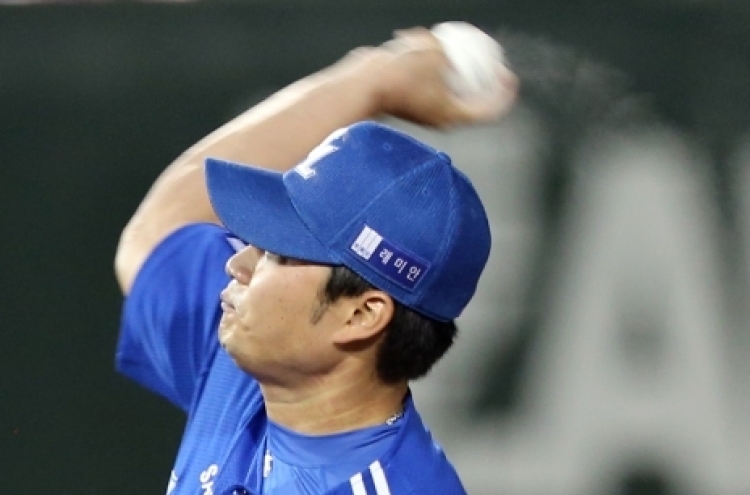Korean relief pitcher grabs MLB‘s attention