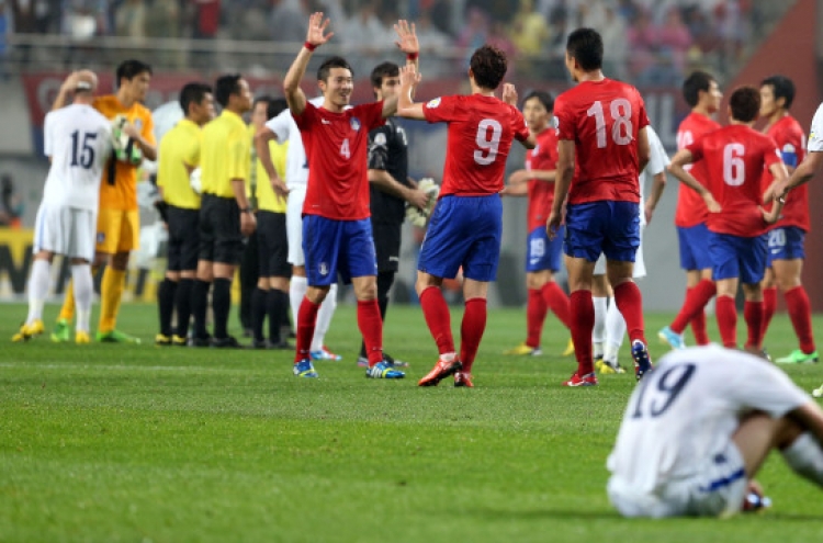 한국 축구, 20년 만에 아슬아슬 '경우의 수 따지기'