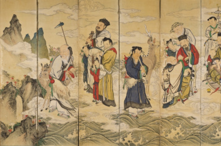 Auction sees two old Korean paintings make a return to the country