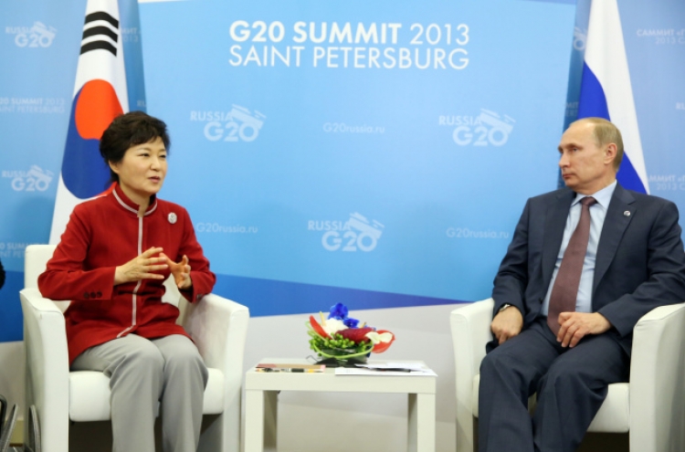 Park departs from Russia after G20 summit