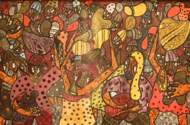 Nigerian contemporary art woos Koreans with color