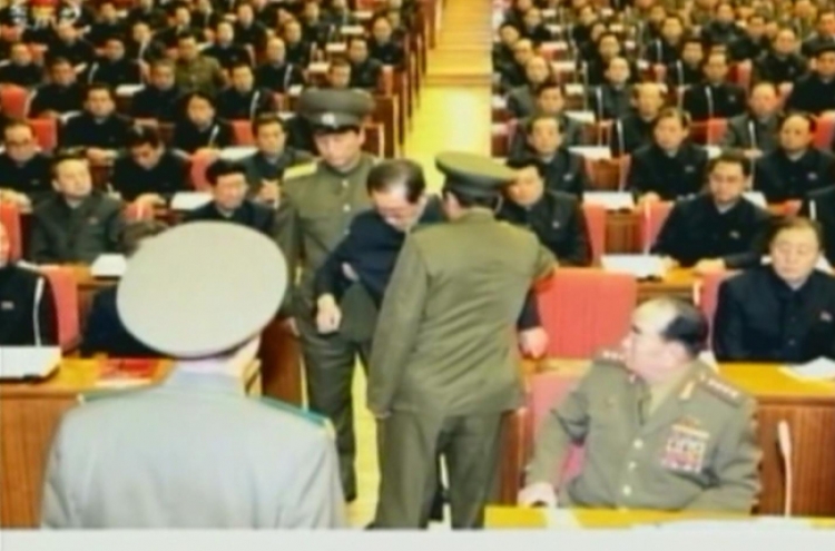 N.K. broadcasts arrest of leader’s powerful uncle