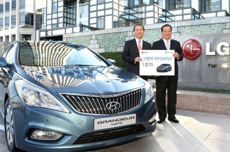 [Photo News] Hyundai -LG launch eco-freindly partnership