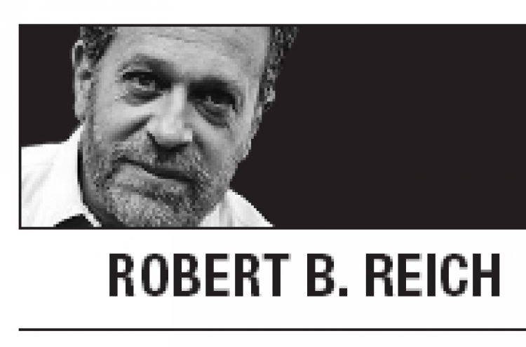 [Robert B. Reich] Inequality widening in U.S.