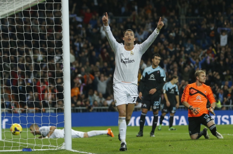 Ronaldo nets double as Real cruise